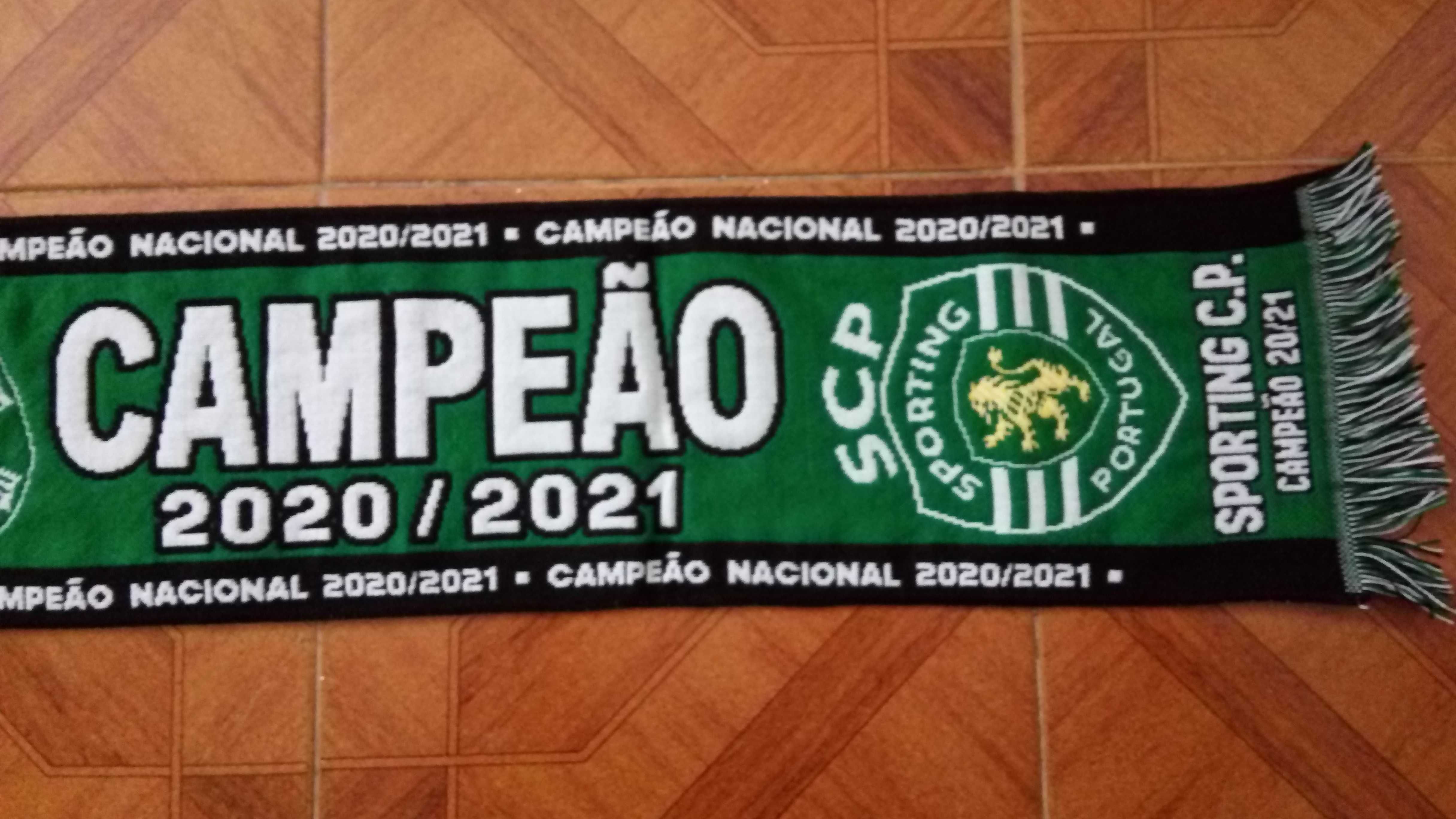 Cachecol Sporting Clube de Portugal - Campeão nacional época 2020/2021