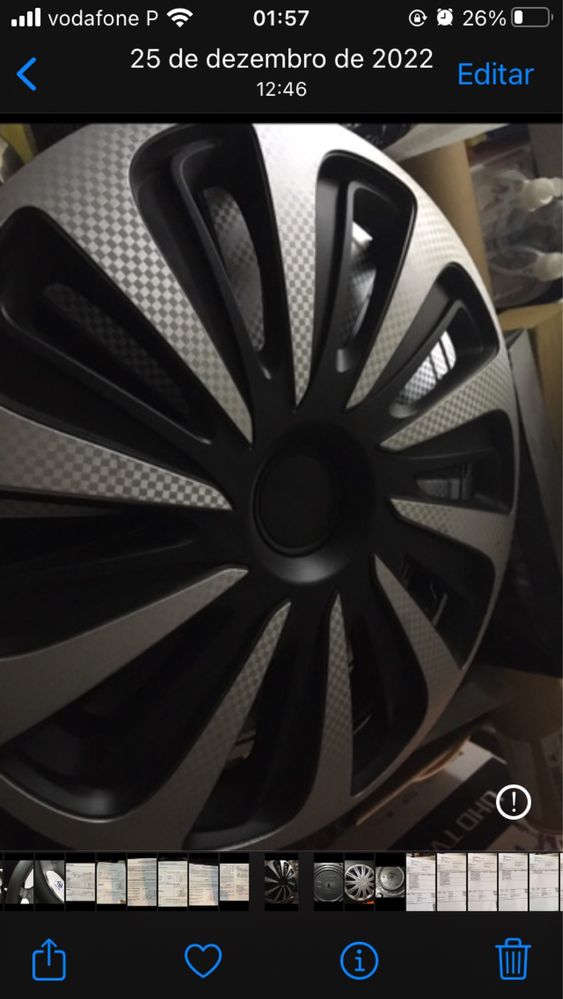 Tampões de Rodas 15”e 16”+ChaveRodas+Sup.TLM,+Encosto Cabeça Mitsubish