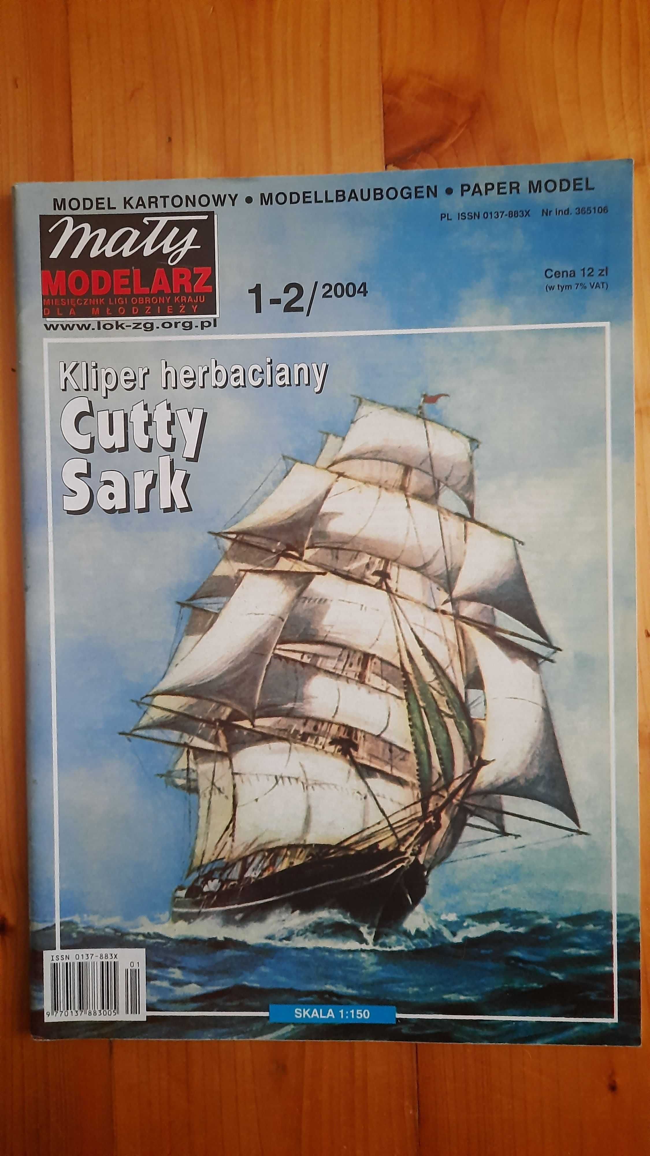 Mały Modelarz - model kartonowy żaglowca "Cutty Sark"