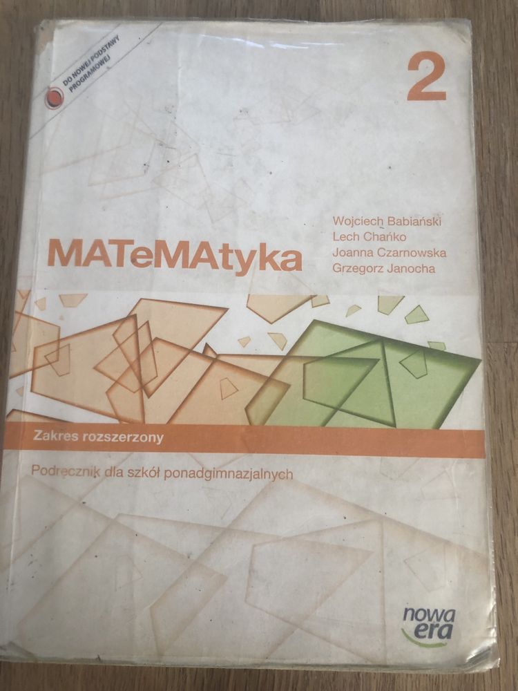 Matematyka 2-podrecznik zakres rozszerzony dla szkół ponadgimnazjalnyc