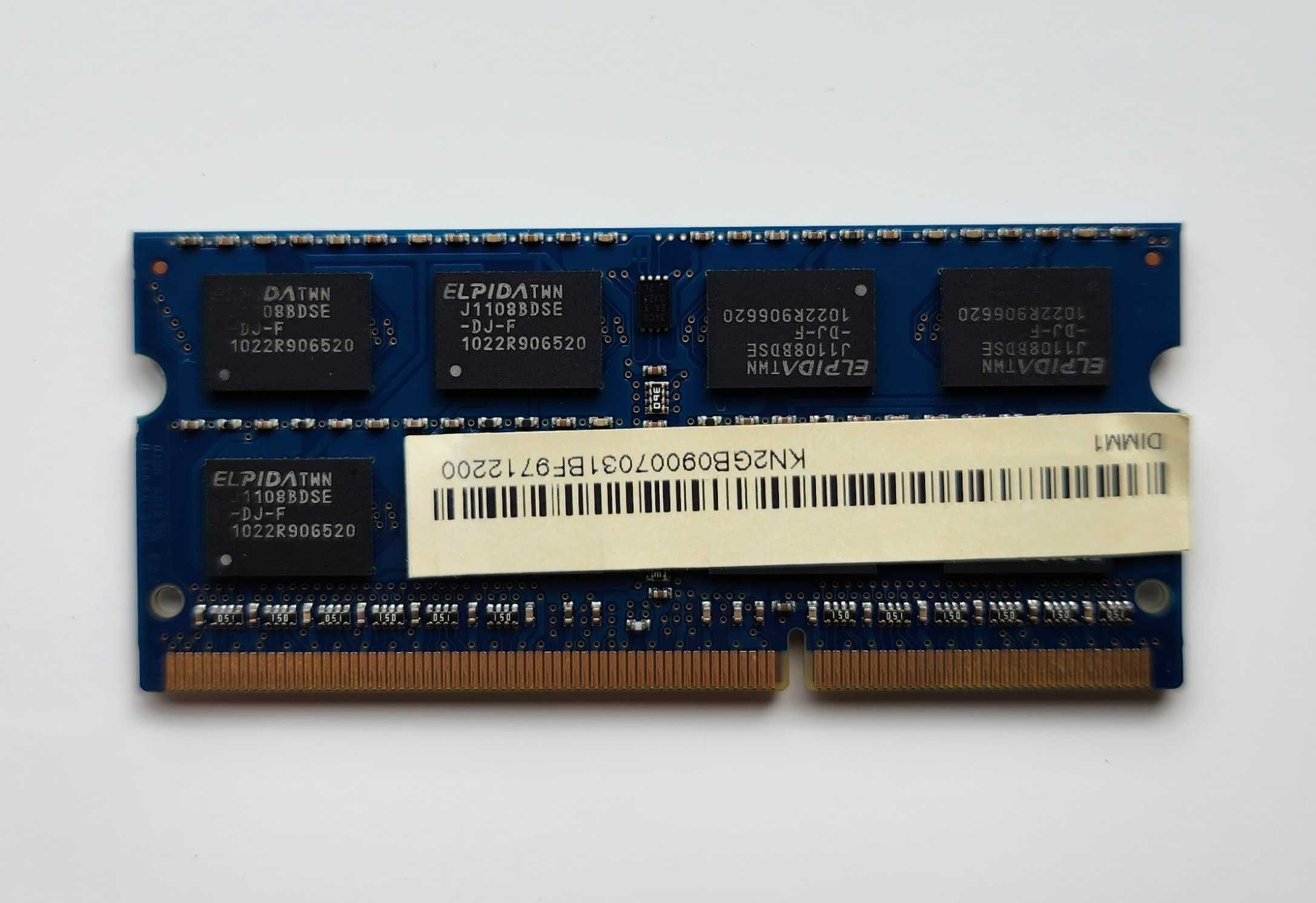 Оперативная память для ноутбука Elpida SODIMM DDR3 2Gb 1333 PC3-10600S