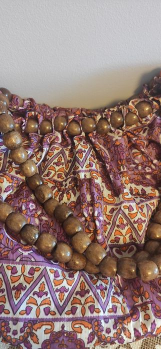 Torebka worek wielokolorowa fiolet