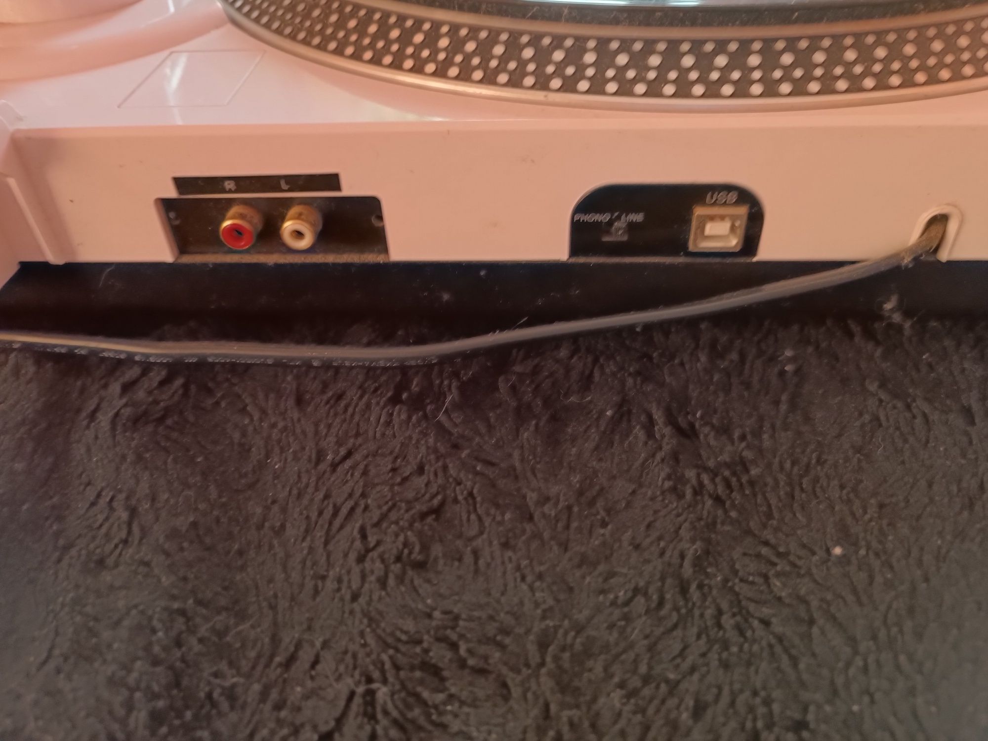 Gramofon Lenco L 3808 jak nowy+ kabel audio,kino+ kabel soundbar