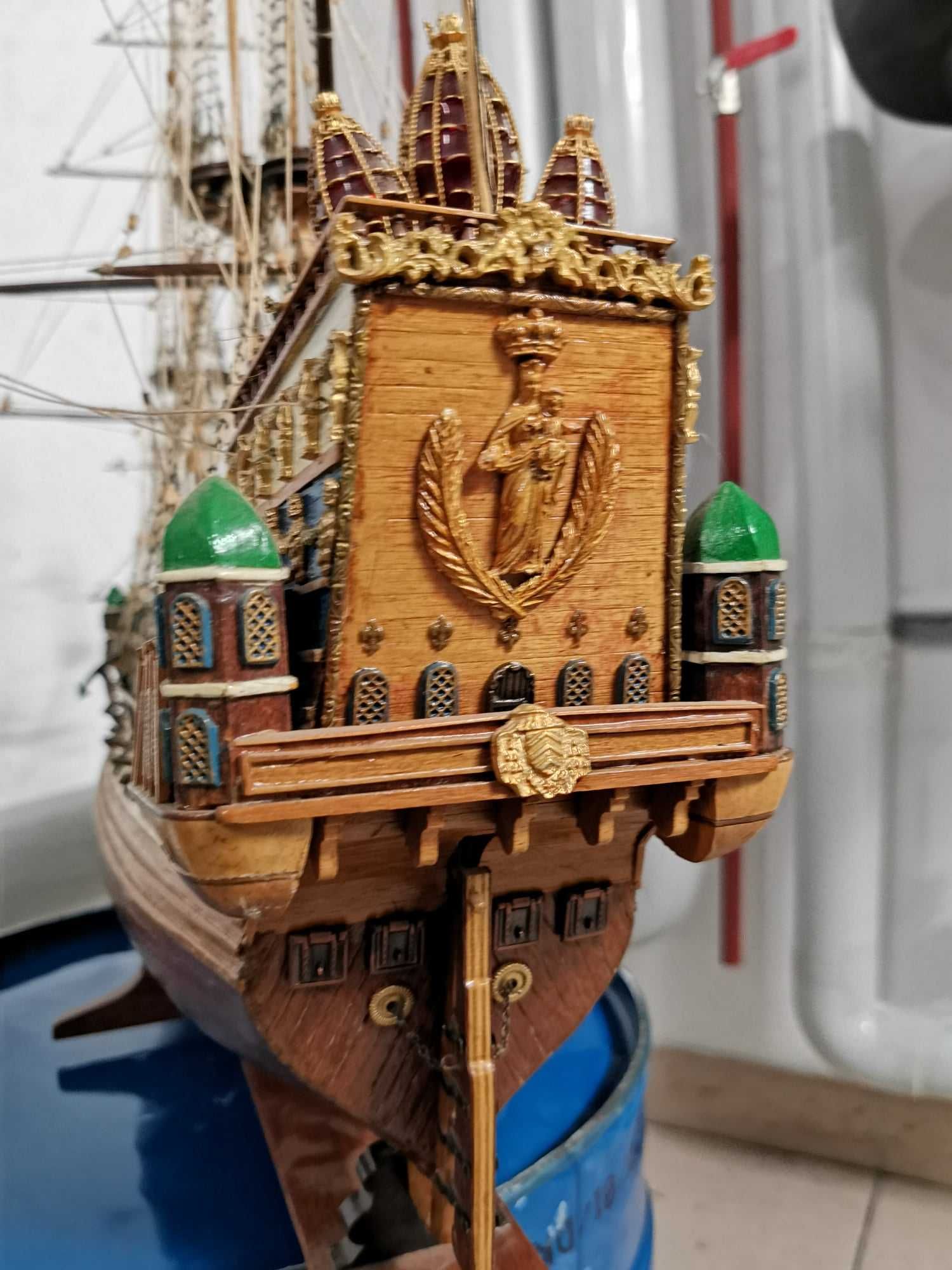 Model żaglowca , okrętu  La Couronne 1:100 Kardynała Richelieu