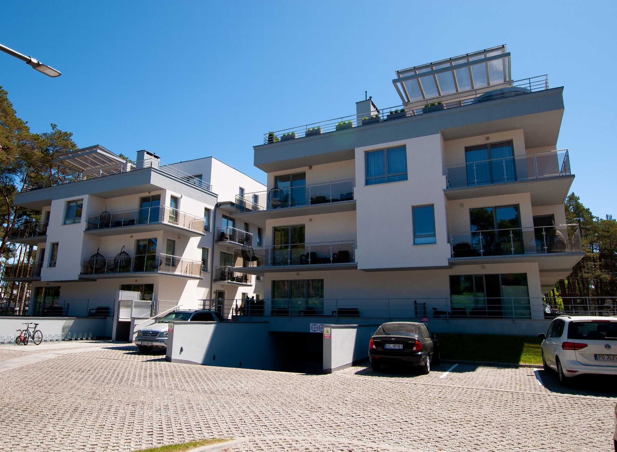 Apartament 2 pok. POBIEROWO ul.Grunwaldzka 50 m. do morza Z OGRÓDKIEM