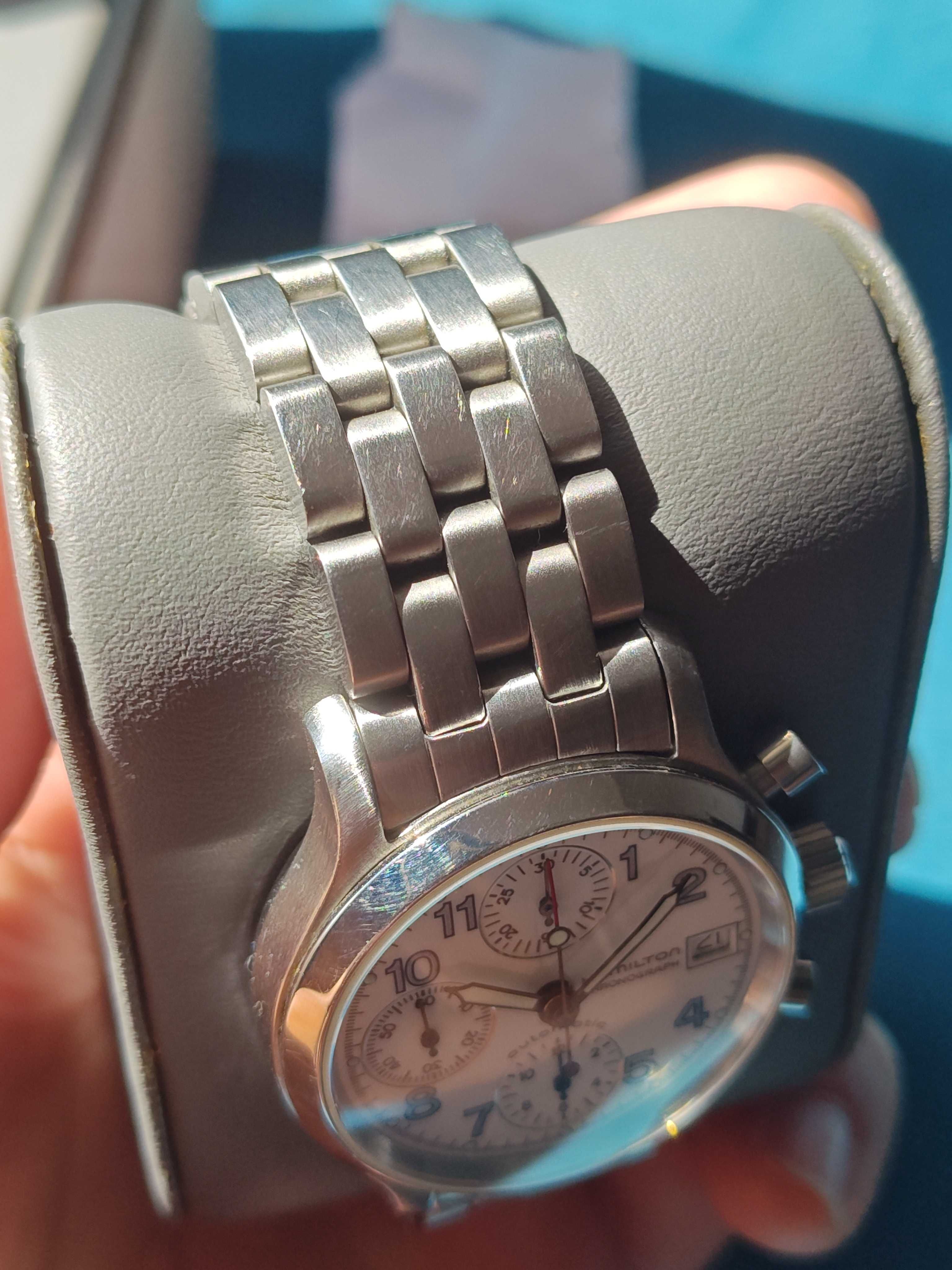 Hamilton 3830 36mm chronograph Valjoux ETA 7750