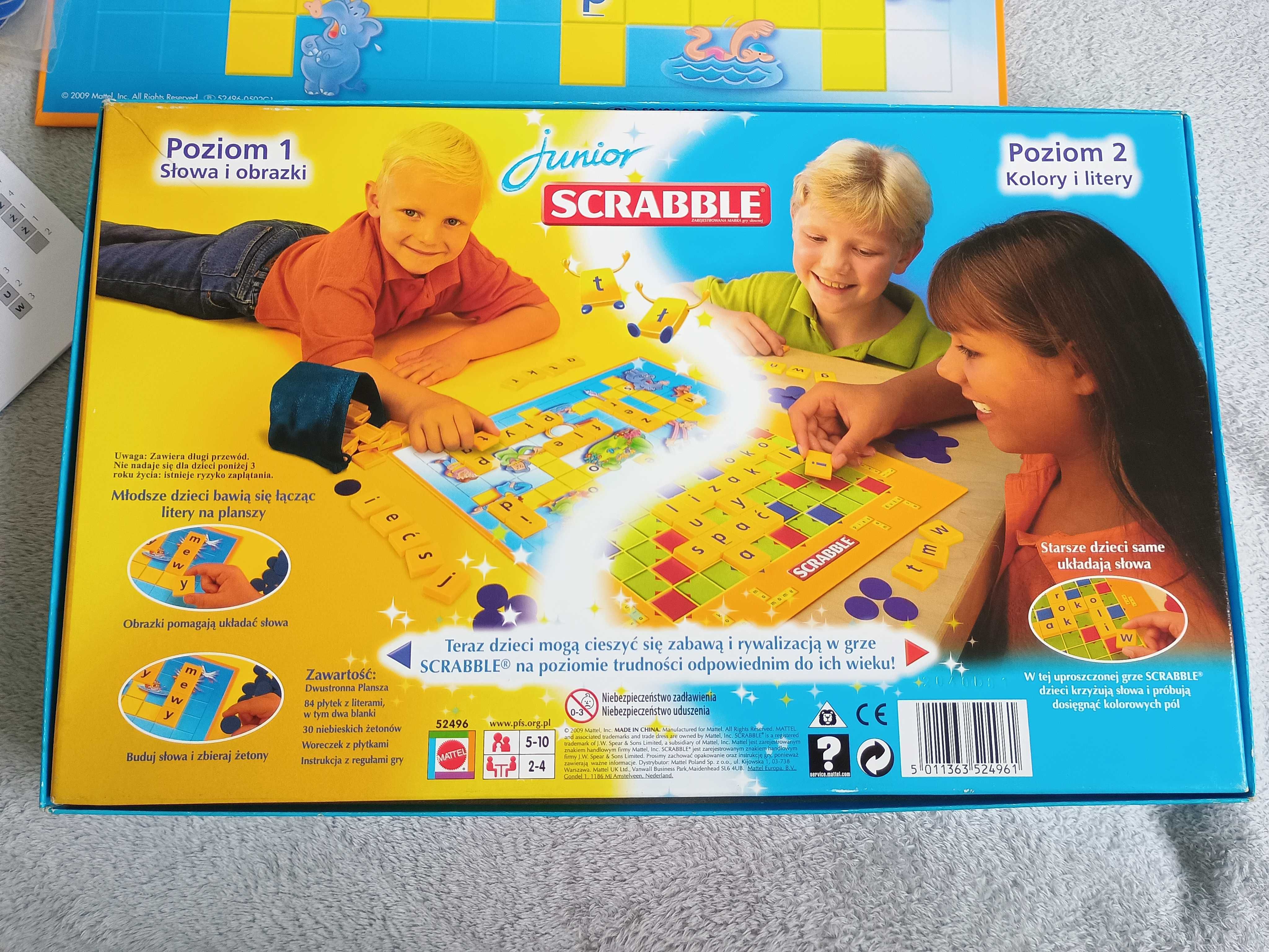 Gra planszowa Scrabble Junior