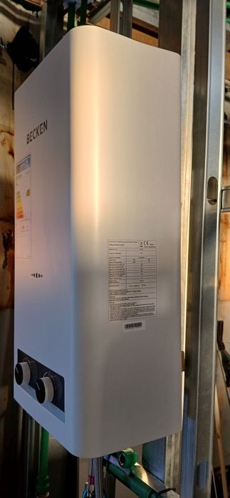 Esquentador a gas butano ou propano