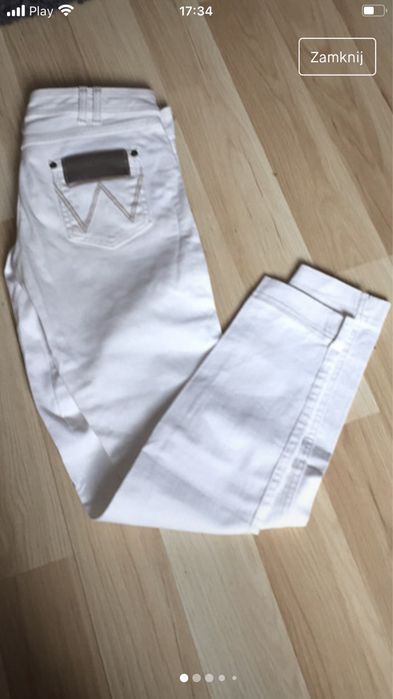 Białe Wrangle damskie r.S