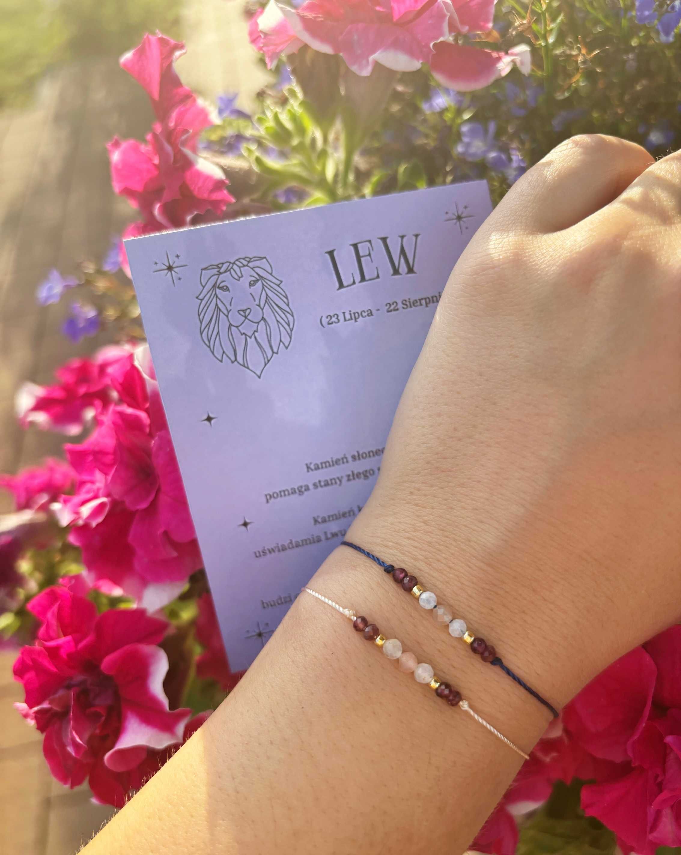 Bransoletka zodiakalny lew