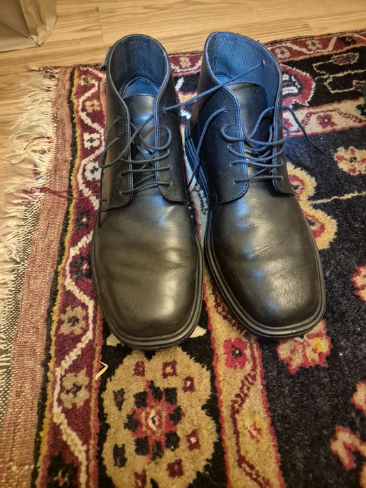 trzewiki skórzane mephisto czarne rozmiar 8