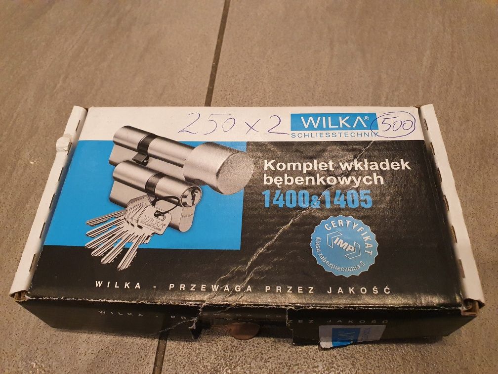 Komplet wkładek 1400&1405 WILKA 50/50 + 50/50G kl. C Premium | Nikiel