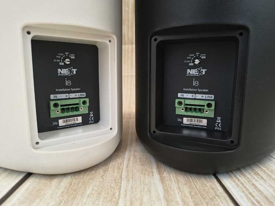 NEXT i8 Mocne Potężne Głośniki 2-Drożne 300W 60-18.000Hz 16Ohm 119dB