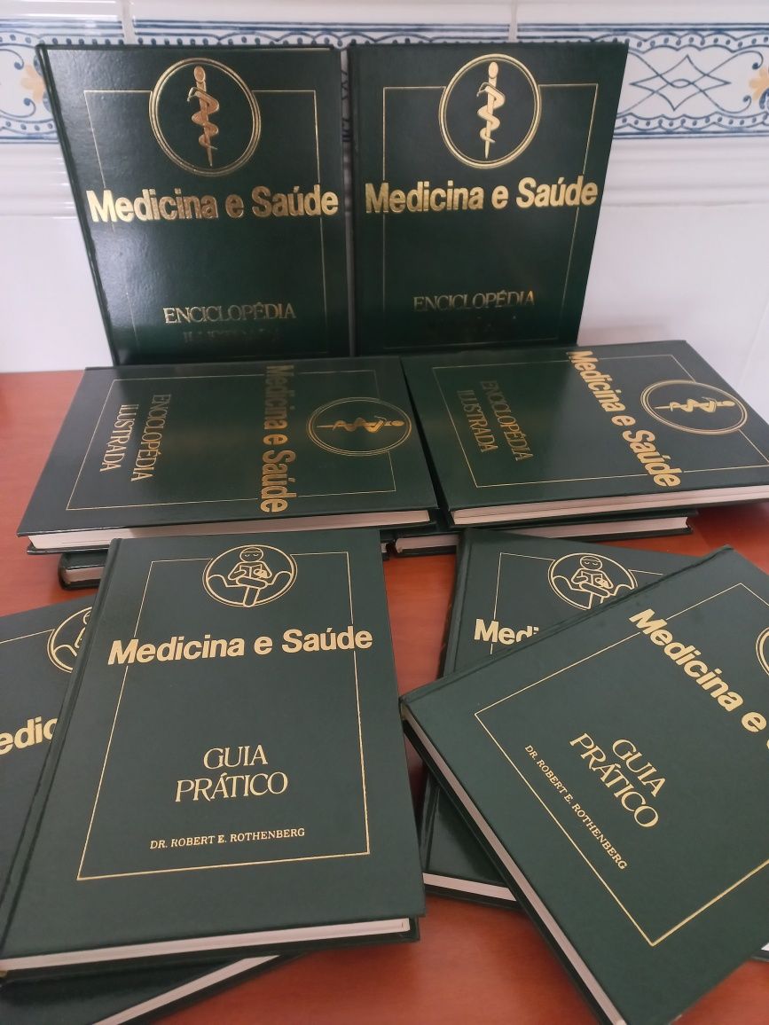 Enciclopédia Ilustrada e Guia Prático - Medicina e Saúde (6 volumes)