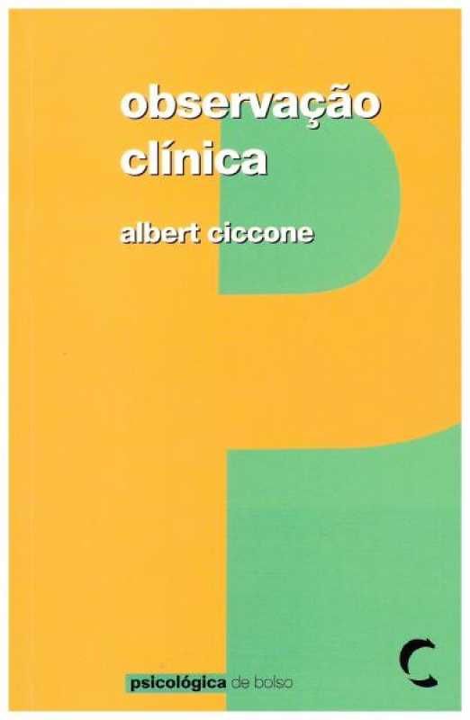 Livro “Observação Clínica” de Albert Ciccone