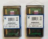 Pamięć RAM DDR2 do laptopa 4GB 2x2GB nieużywane Kingston