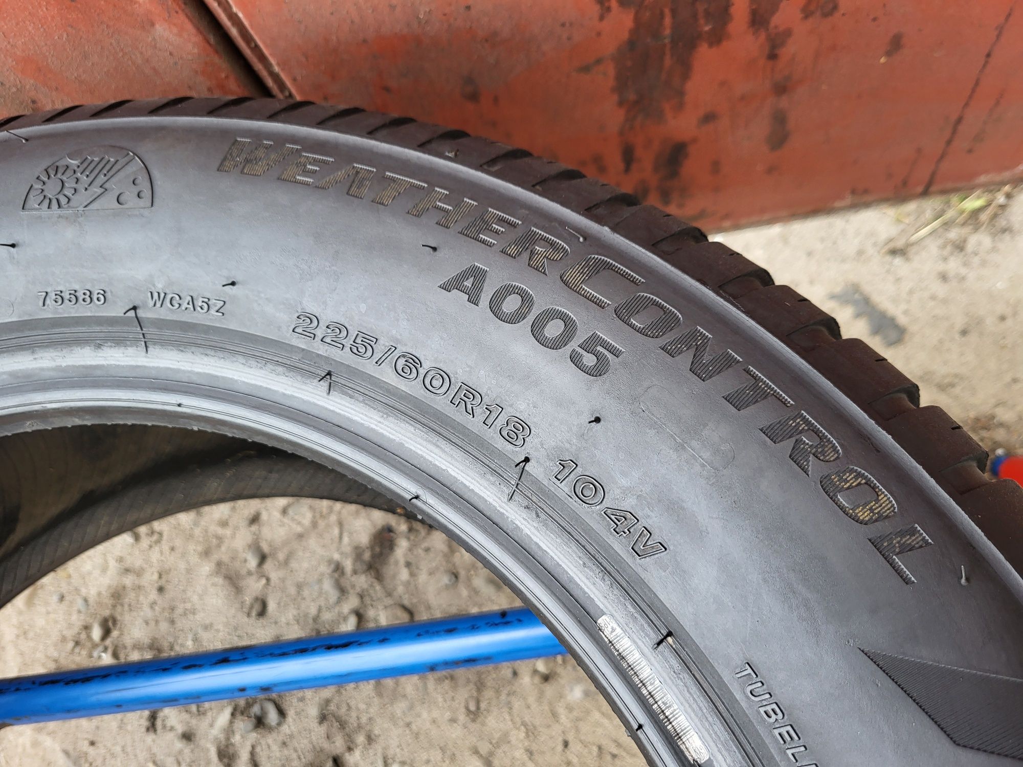 225/60/18 R18 Bridgestone WeatherControl A005 4шт ціна за 1шт шини