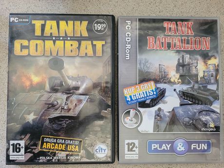 PC CD-ROMx2 Tank Combat/Tank Battalion 2007 PL