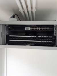 Instalacje montaż sieć ethernet LAN rj45 spawanie światłowodów, RACK