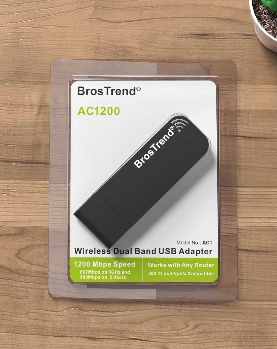 Adapter USB WiFi BrosTrend AC1 1200 Mb/s