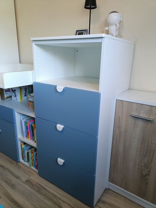 Przewijak z komodą i regałem Ikea samstad