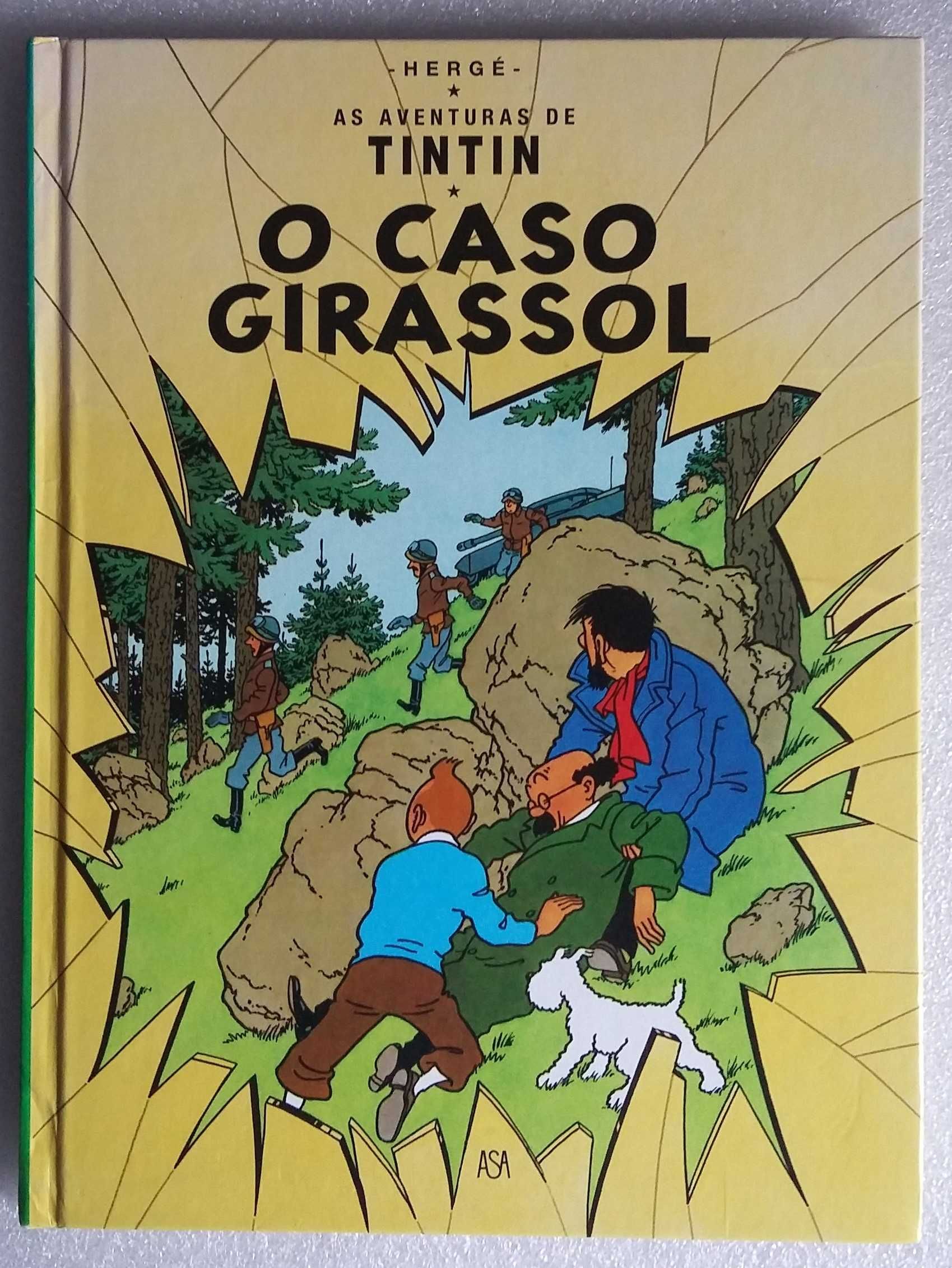 Tintin O Caso Girassol Asa- capa dura