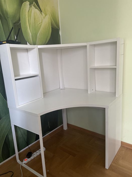 Biurko rogowe ikea micke