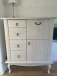 Komoda Barek a’la Ludwik Glamour Biała 105x125x48
