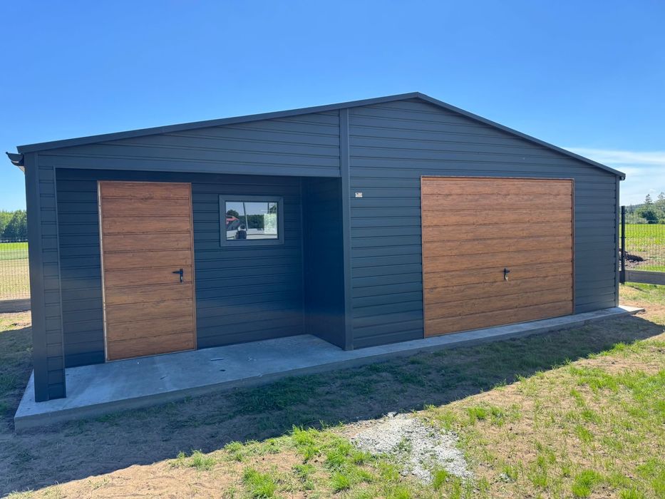 Garaż blaszany profil zamkniety 3x5,3x6,4x5,4x6,5x5,5x6,6x6,6x7,7x6,