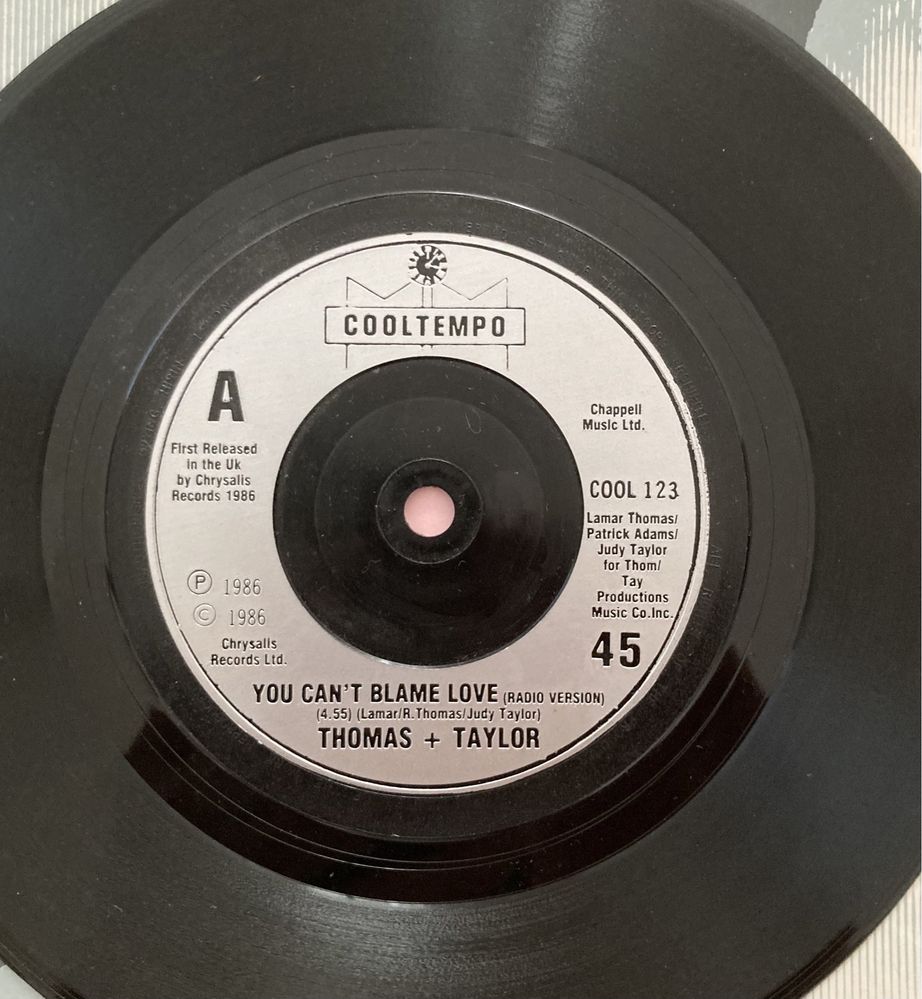 Thomas+Taylor - You can't blame love/We need company - vinyl 7" single