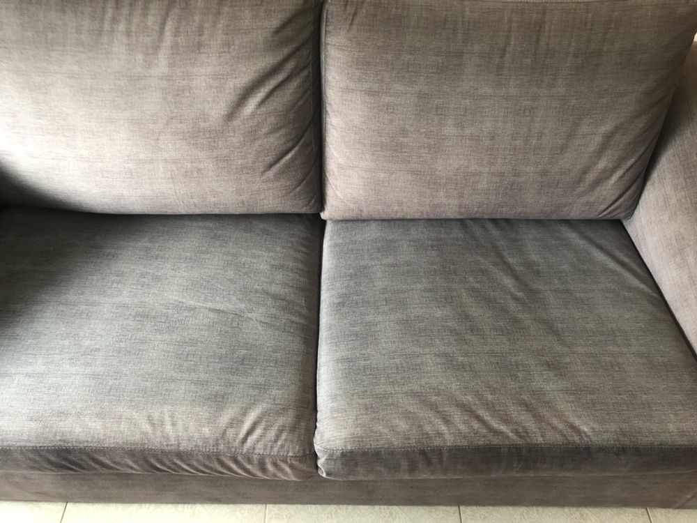 2 sofas cinza pouco uso