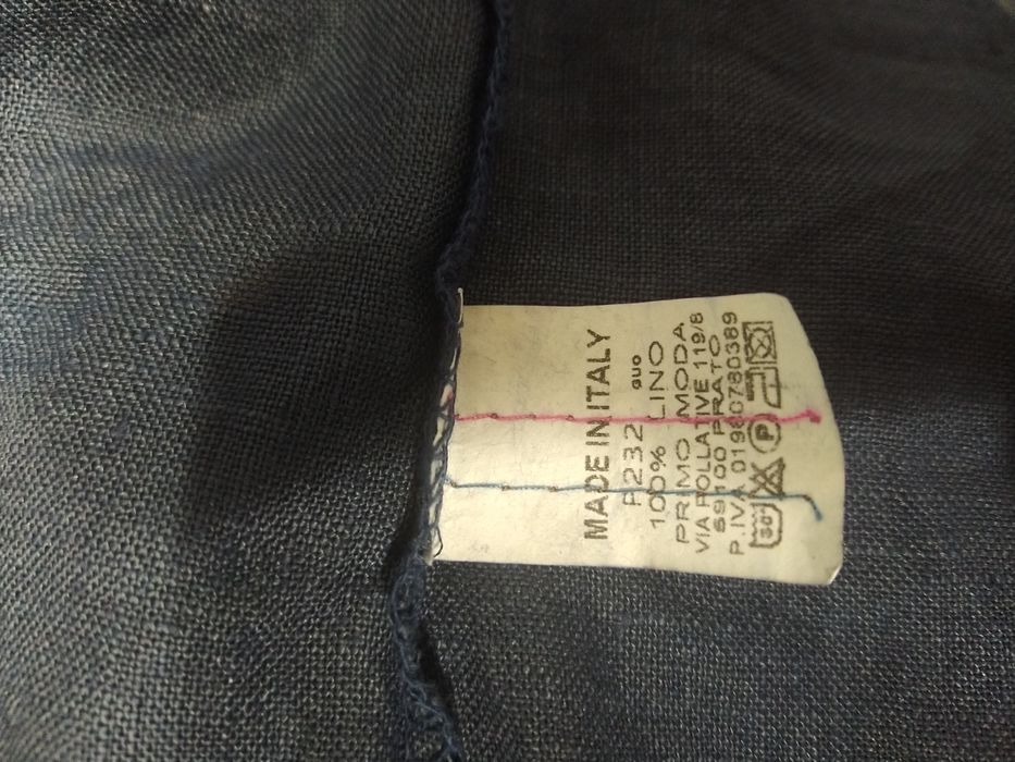 Blusa linho azul tamanho XL