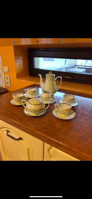 Serwis Kawowy/Herbaciany BOGUCICE (PRL) – Marmurkowy Wzór