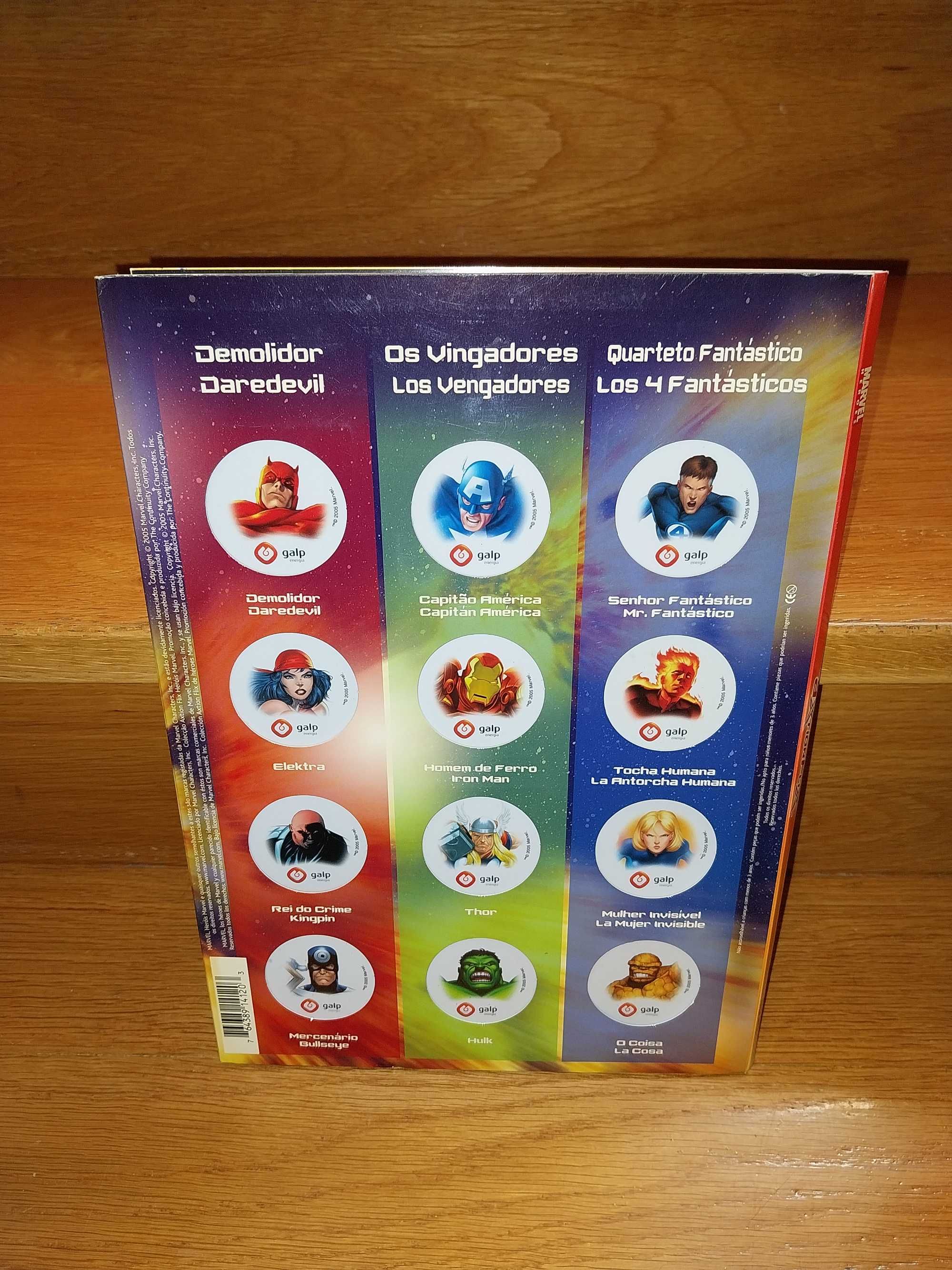 Marvel Heroes - Caderneta Completa