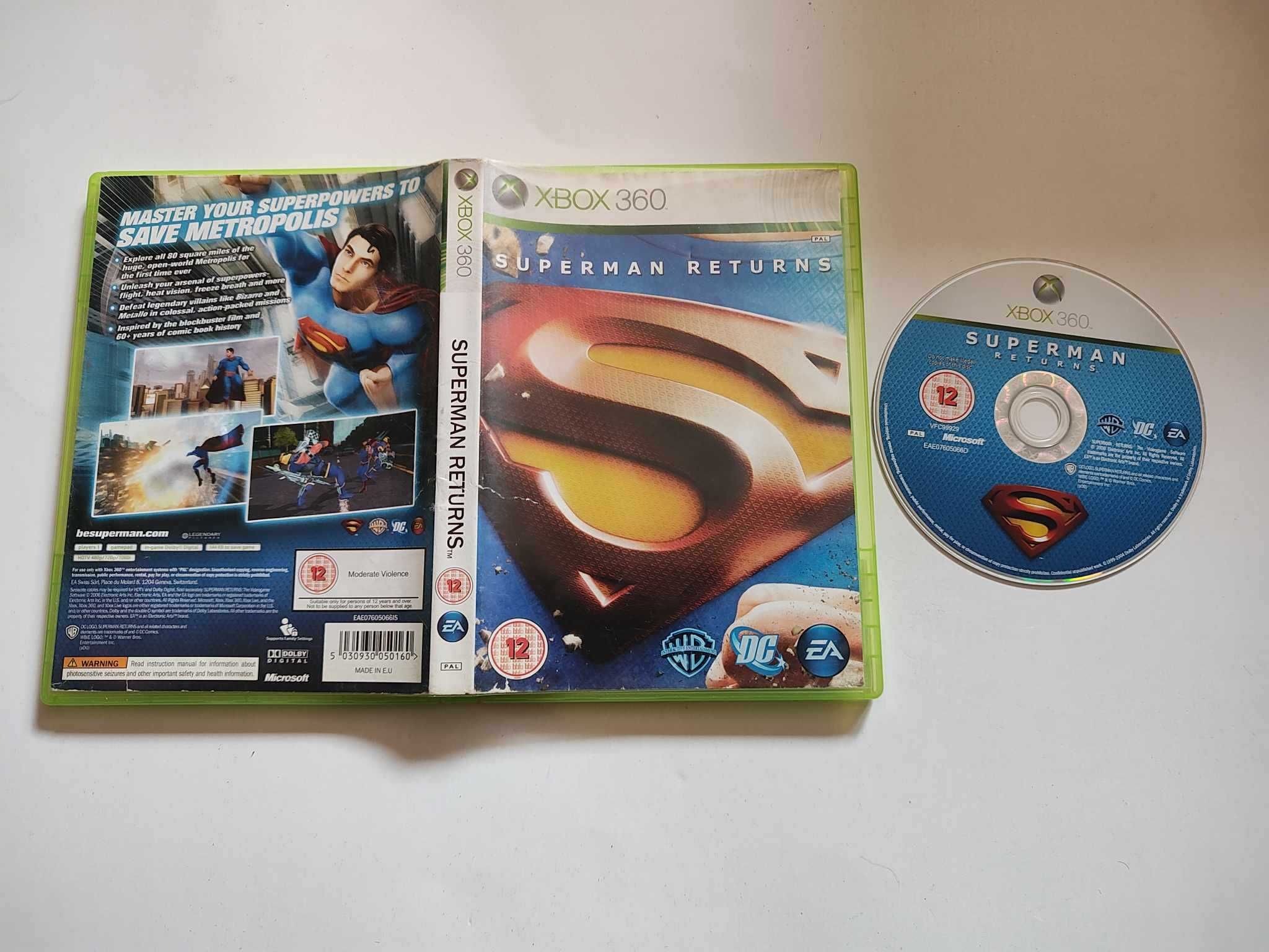 Xbox 360 gra Superman Returns