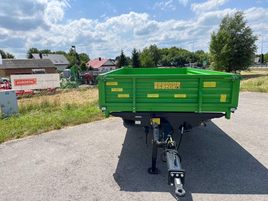 Przyczepa rolnicza 1-osiowa Wodziński WTP1W1B 4,5 tony