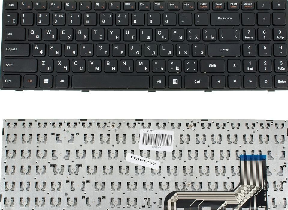 Клавиатура LENOVO 100-15IBY, 100-15IB, B50-10