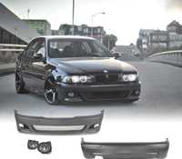 KIT CARROCERIA BMW E39 95-03 LOOK M5 PARACHOQUES DIANTEIRO + TRASEIRO + FARÓIS DE NEBLINA