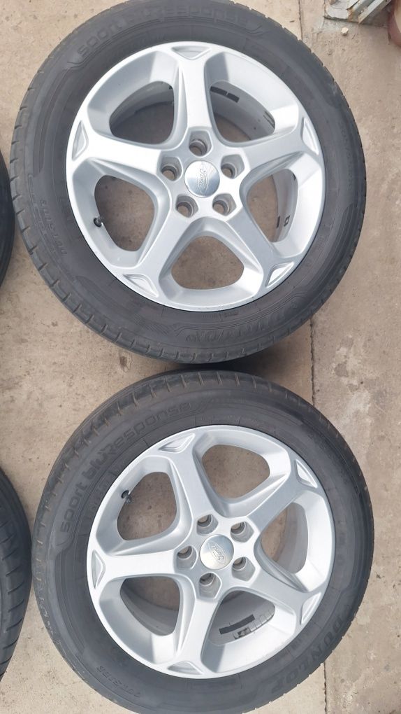 Koła letnie Felgi alu 16 5x108 opony 205/55 16 Ford Focus, C-max