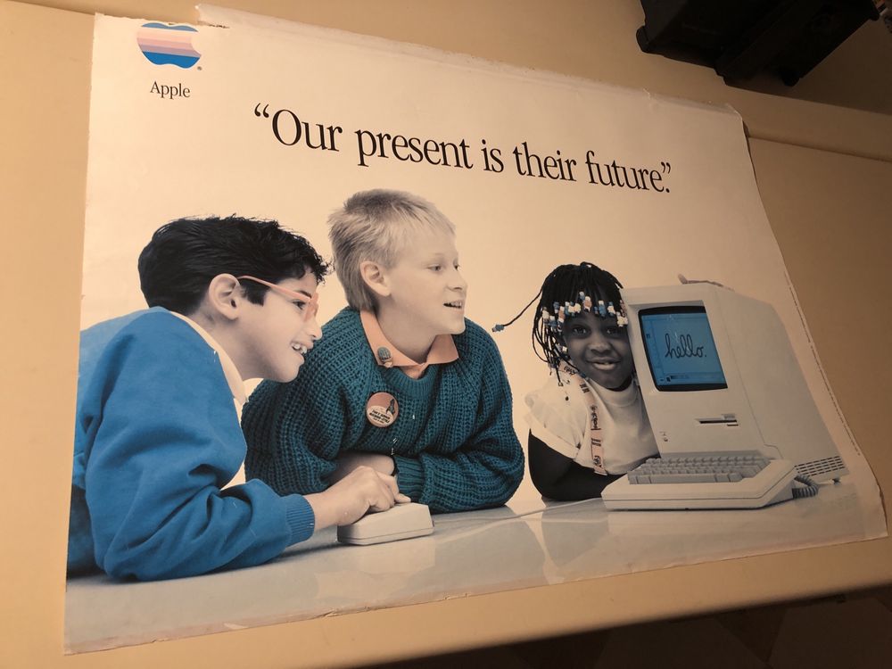 Poster original Apple 1985 Macintosh Iphone