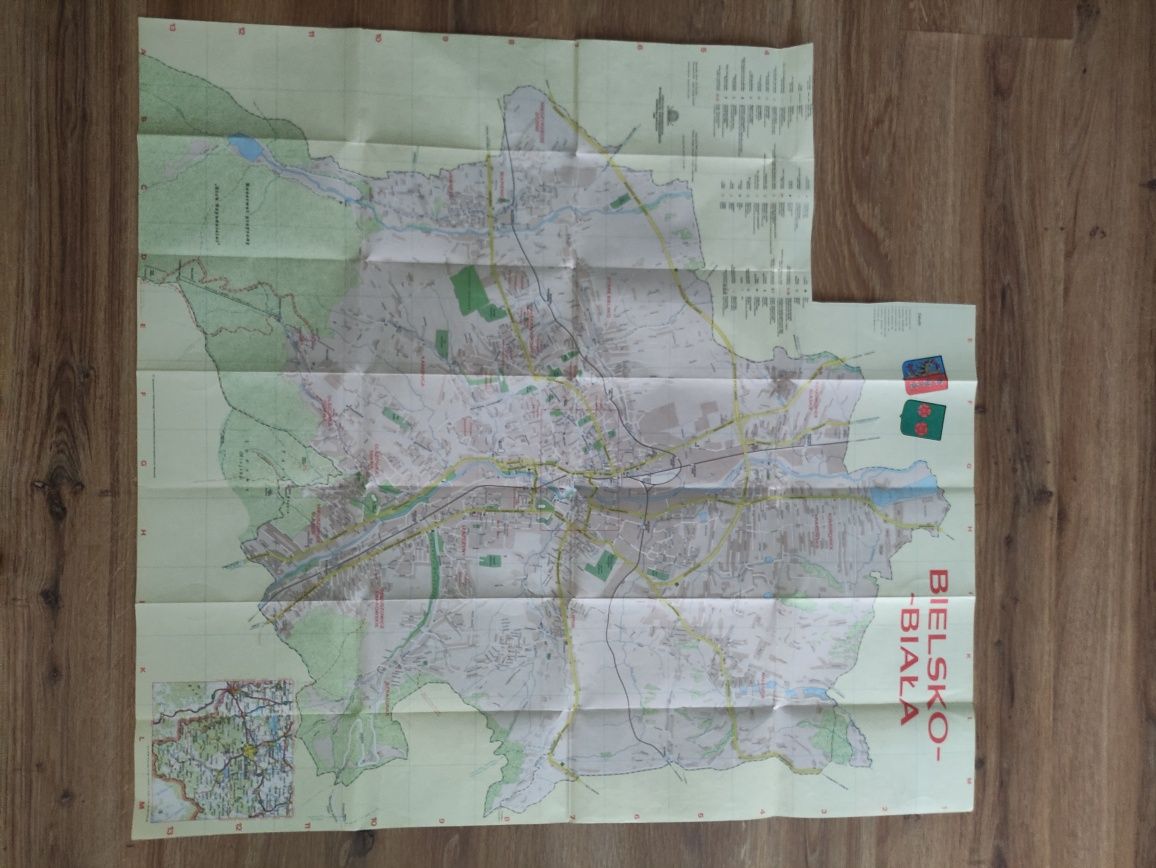 Bielsko Biała plan miasta