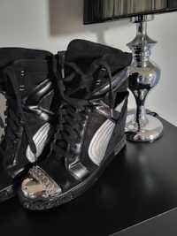 Casadei botki, sneakersy, trarampki / koturn oryginalne 38,5