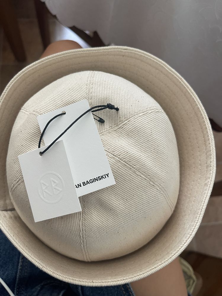 Monogram-embroidered Sailor Hat