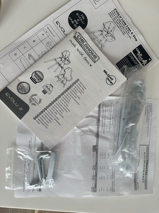 Piekne krzeselko Childhome Evolu 2, wysokie