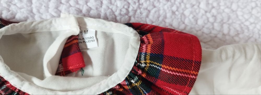 Conjunto de bebê menina de algodão para 6 meses novo