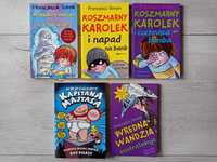 Zestaw książek Koszmarny Karolek, Kapitan Majtas, Wredna Wandzia