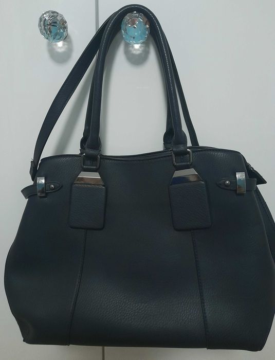 Piękna pojemna torebka Betty Barclay ciemnogranatowa Nowa