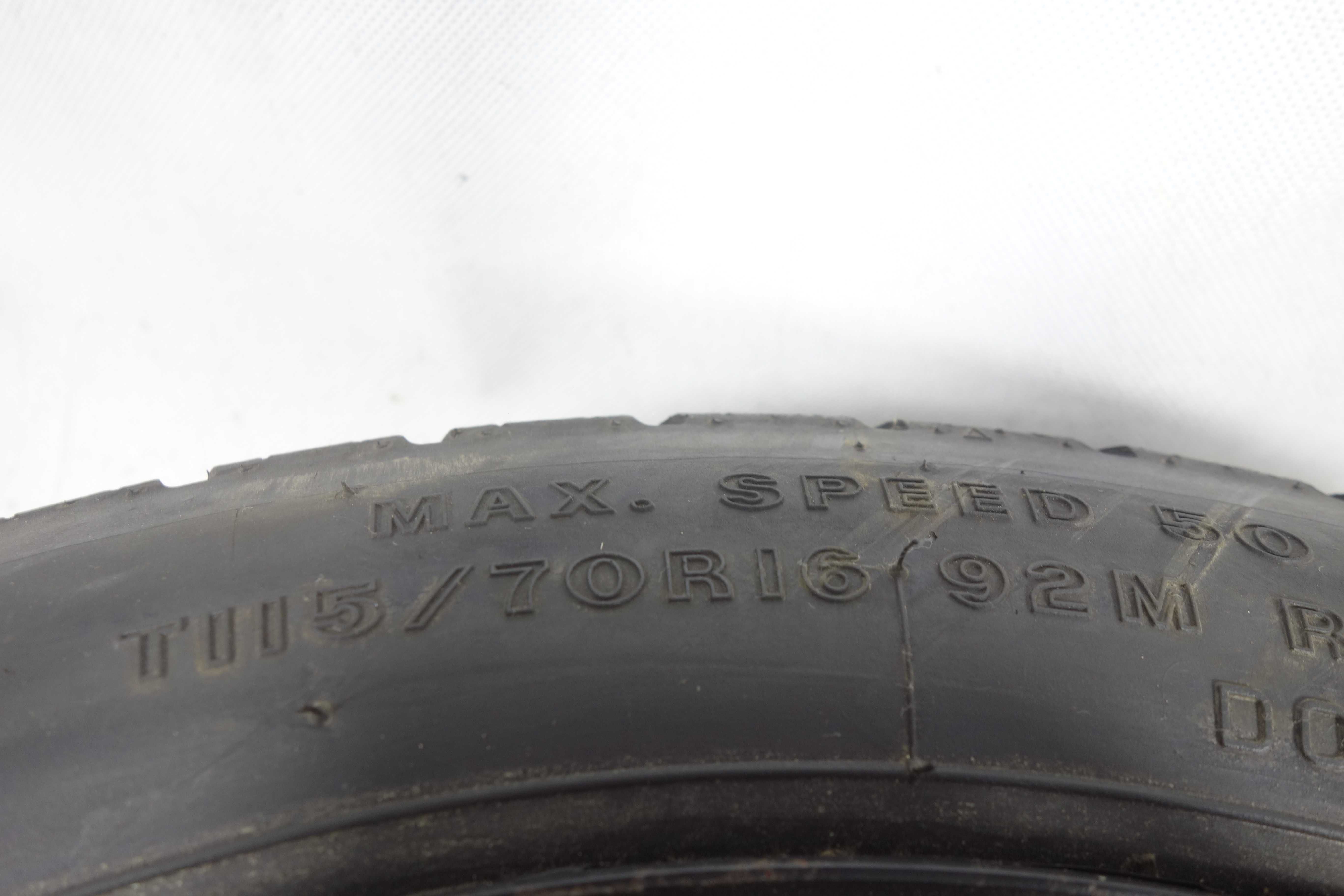 Koło dojazdowe zapasowe 16" 5x110 115/70/16 Opel KD3