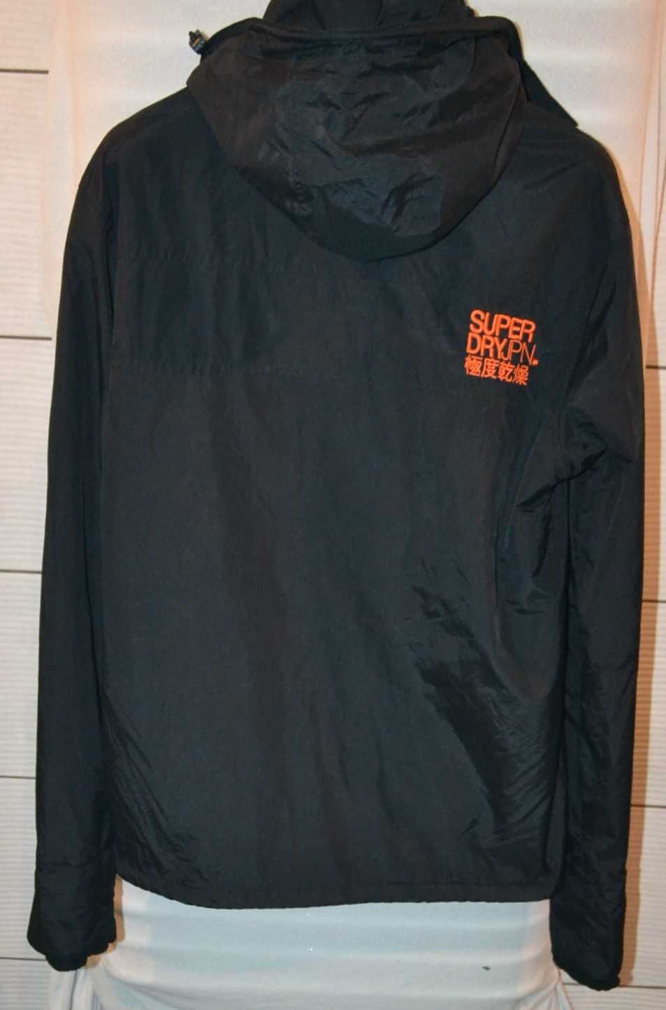 SUPERDRY Japan Windcheater Kurtka Kaptur L Oryginalna 100% Super Stan