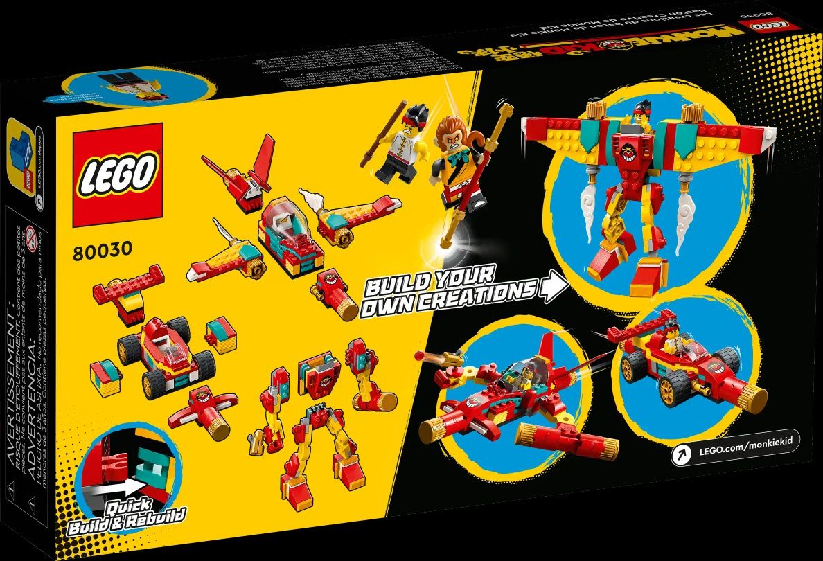 LEGO 80030 - Modele z kosturem Monkie Kida